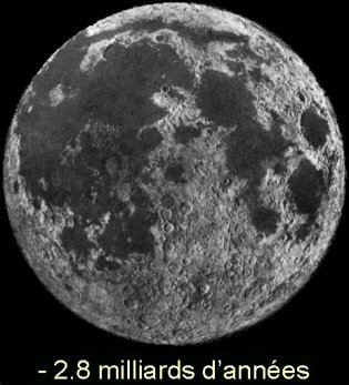 La Lune il y a 2,8 milliards d'annees