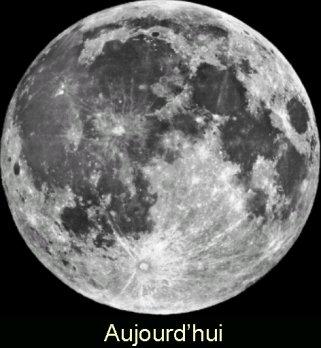 La lune aujourd'hui
